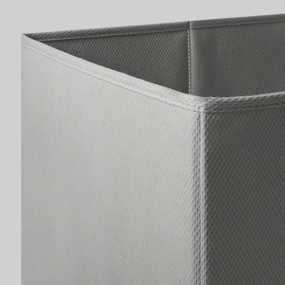 Gray Collapsible Cube Storage Box NEW